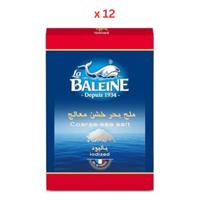 La Baleine Cardboard Box Coarse Sea Salt 12X1000G
