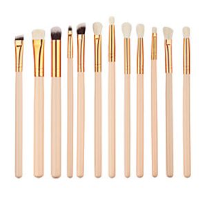 Professional Makeup Brushes Eyeshadow Brush 12pcs Eco-friendly Professional Full Coverage Synthetic Synthetic Hair Wood Makeup Brushes for Eyeliner Brush Eyebrow Brush Eyeshadow Brush Concealer Brush miniinthebox