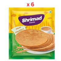 Shrimad Plain Khakhra 200G Pack Of 6