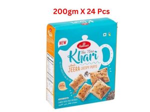 Haldirams Tea Time Khari Jeera 200 Gm Pack Of 24 (UAE Delivery Only)