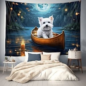 Latern Boat Animal Hanging Tapestry Wall Art Large Tapestry Mural Decor Photograph Backdrop Blanket Curtain Home Bedroom Living Room Decoration Lightinthebox