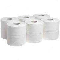 Fine Center Feed Hand Towel Roll, 2 Ply, 116 Meters x 6