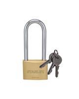 Stanley Brass Padlock 50mm Standard Shackle