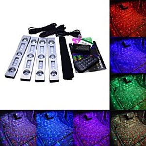 Car LED Foot USB Atmosphere Ambient 18/36LED DJ Light Mixed Colorful Music Rhythm Sound Voice Control Starry Lamp miniinthebox
