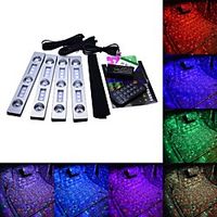 Car LED Foot USB Atmosphere Ambient 18/36LED DJ Light Mixed Colorful Music Rhythm Sound Voice Control Starry Lamp miniinthebox - thumbnail