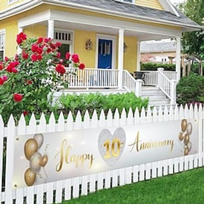 Wedding Anniversary Banner Tapestry Art Decor Photograph Backdrop Blanket Curtain Hanging Home Bedroom Living Room Decoration miniinthebox