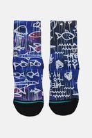 Kids Boy Swim To Me One Pair Socks  Blue - thumbnail