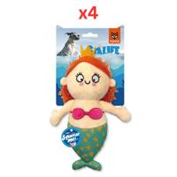FOFOS Sealife Mermaid Dog Toy (Pack of 4) - thumbnail