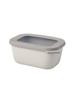 Mepal Multi Storage Bowl Cirqula Rectangular 750ML Nordic White