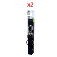 M-Pets Sportline Dog Leash Black (Pack of 2)