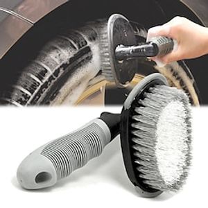 T-bend Handle Car Wash Cleaning Brush Car Detailing Wheel Hub Gap Cleaning Tools Nylon Bristle Car Special Tire Brush Wholesale miniinthebox
