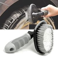 T-bend Handle Car Wash Cleaning Brush Car Detailing Wheel Hub Gap Cleaning Tools Nylon Bristle Car Special Tire Brush Wholesale miniinthebox - thumbnail