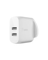 Belkin Wall Charger Dual USB-A 12W X2 White