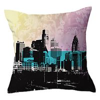 City View Double Side Cushion Cover 1PC Soft Decorative Square Throw Pillow Cover Cushion Case Pillowcase for Sofa Bedroom Livingroom Outdoor Superior Quality Machine Washable Outdoor Cushion for Sofa Couch Bed Chair miniinthebox - thumbnail
