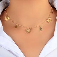 Necklace For Women's Wedding Party Evening Gift Alloy Fancy Butterfly Lightinthebox