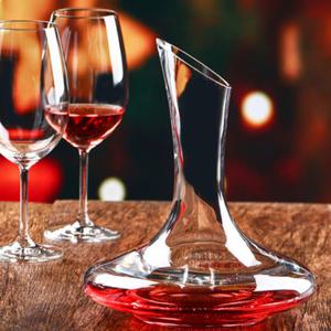 1500ml Elegant Lead-free Crystal Glass Wine Decanter Red Wine Carafe Aerator Wine Pourer