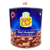 Super Chef Foul Medames 2500Gm (Pack Of 6)