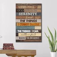Christian Wall Art CanvasSerenity Prayer Prints and Posters Pictures Decorative Fabric Painting For Living Room Pictures No Frame miniinthebox