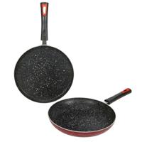 Chefline 2 Pcs Granite Frypan 24 Cm , Tawa 28 Cm - 1845917