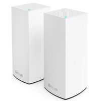 Linksys Atlas WiFi 6 Router Home WiFi Mesh System, Dual-Band, 4,000 Sq. ft Coverage, 50+ Devices, Speeds up to 3.0Gbps - MX2000 2-Pack