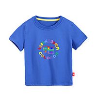 [3y-11y]boy short-sleeved round neck t-shirt Lightinthebox - thumbnail