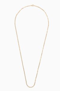 Cuban Chain Necklace in 14kt Gold Plating, 2.5mm
