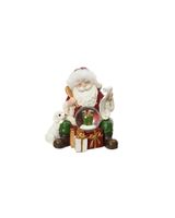 Kaemingk Decoris Santa Polyresin Santa with Mini Waterball