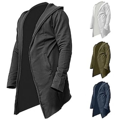 Men's Hoodie Outerwear White Army Green Blue Dark Gray Hooded Plain Pocket Sports Outdoor Daily Holiday Streetwear Cool Casual Fall Winter Clothing Apparel Hoodies Sweatshirts miniinthebox Men's Hoodie Outerwear White Army Green Blue Dark Gray Hooded Plain Pocket Sports Outdoor Daily Holiday Streetwear Cool Casual Fall Winter Clothing Apparel Hoodies Sweatshirts miniinthebox