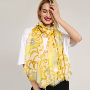 Sunmmer Sweet Print Flower Scarf Shawl
