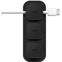 UNIQ Pod Magnetic Cable Organizers and Base - Charcoal