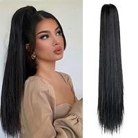 22Inch Claw Clip Ponytail Extension 130gpack Synthetic Long Straight Fake Hair Pieces For White Black Women High Temperature Fiber Hair Extension Lightinthebox 22Inch Claw Clip Ponytail Extension 130gpack Synthetic Long Straight Fake Hair Pieces For White Black Women High Temperature Fiber Hair Extension Lightinthebox