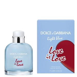 Dolce & Gabbana Light Blue Love Is Love For Men Eau De Toilette 75ml