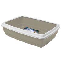 Georplast Jumbo Cat Litter Tray - Beige (Pack Of 2)