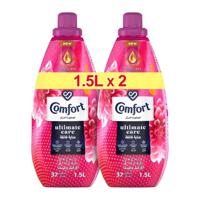 Comfort Ultimate Care Concentrated Fabric Softener Orchid & Musk 2 X 1.5 L