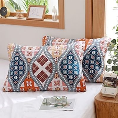 Four Seasons Five Layer Little Girl Cotton Gauze Pillow Scarf Cartoon Soft, Breathable, Comfortable Household Adult Pillow Scarf miniinthebox