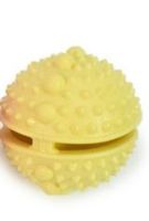 For Pet Round Shape Teething Toy With Thorn For Dogs - Yellow