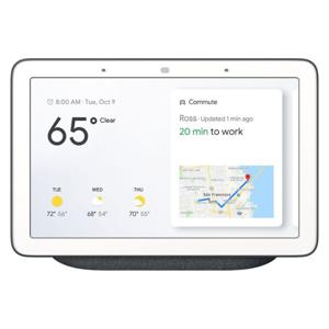 Google Home Hub With Google Assistant, 7 inches Touchscreen, Chalk - GA00516-US