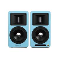 Edifier Air Pulse A80-BL Tiffany Wood Styling Active Bookshelf Speakers - Blue BT - thumbnail