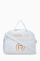 Logo Diaper Bag in Silky Soft Nylon Logo Diaper Bag in Silky Soft Nylon