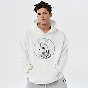 Unisex Hoodie Cartoon Print Casual Casual Hoodies Sweatshirts  Blue Yellow Khaki Lightinthebox