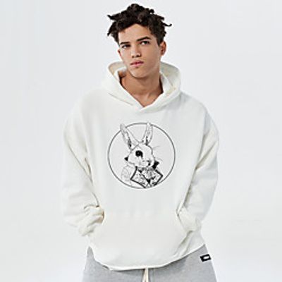 Unisex Hoodie Cartoon Print Casual Casual Hoodies Sweatshirts  Blue Yellow Khaki Lightinthebox