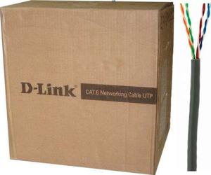 D-Link Cat6 305-meter UTP 24 AWG Cable Rolls | NCB-C6UGRYR-305-24