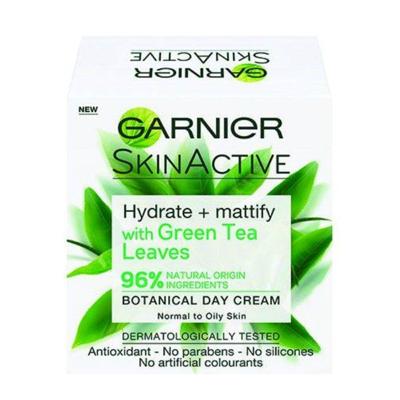 Garnier Botanical Day Cream With Green Tea Leaves Hydrate And Mattify 50 ml, Pack of 1