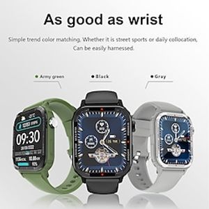 G96 Smart Watch 1.85 inch Smartwatch Fitness Running Watch Bluetooth Pedometer Call Reminder Activity Tracker Compatible with Android iOS Women Men Long Standby Hands-Free Calls Waterproof IP 67 27mm miniinthebox