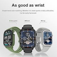 G96 Smart Watch 1.85 inch Smartwatch Fitness Running Watch Bluetooth Pedometer Call Reminder Activity Tracker Compatible with Android iOS Women Men Long Standby Hands-Free Calls Waterproof IP 67 27mm miniinthebox - thumbnail