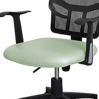 1pc Waterproof PU Leather Armchair Slipcover - Protects Office Desk and Chair Seats - Retractable Rotary Computer Chair Cover for Bedroom Office and Living Room - Durable and Stylish Home Decor Lightinthebox - thumbnail