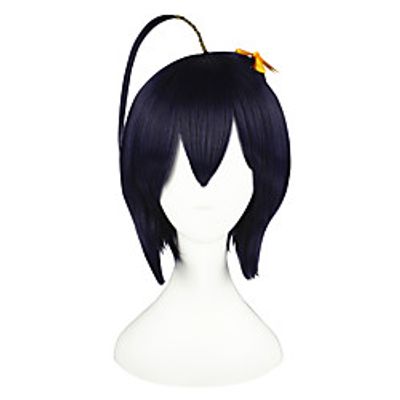 Cosplay Wigs The Little Mermaid Tessaiga Black / Purple Short / Straight Anime Cosplay Wigs 35 CM Heat Resistant Fiber Male / Female miniinthebox