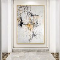 Oil Painting Handmade Hand Painted Wall Art Abstract Pictures Home Decoration Decor Stretched Frame Ready to Hang miniinthebox - thumbnail
