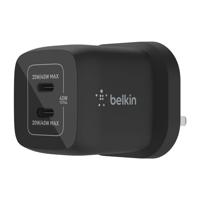 Belkin BoostCharge Pro Dual USB-C Gan Wall Charger with PPS 45W - White - thumbnail