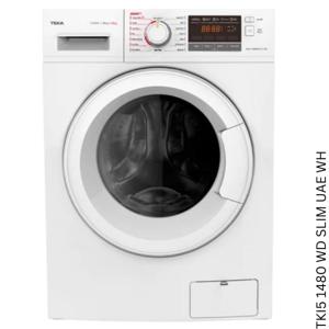 TEKA Slim Free standing Washer Dryer with 15 programs, 8kg washing capacity and 6kg drying capacity| TK5 1480